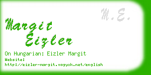 margit eizler business card